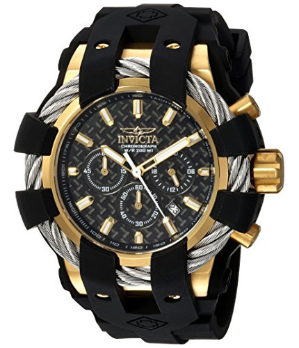 Invicta 23860 Bolt Reloj Negro De Cuarzo Con Pantalla Analóg