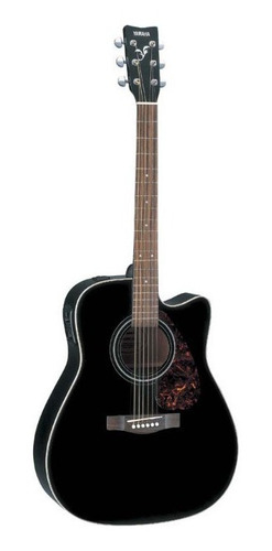 Guitarra Electroacústica Yamaha Fx370c Para Diestros Black 