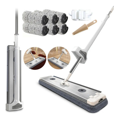 Trapeador De Microfibra, Spin Mop 360°mágico Con 6 Repuestos | Envío gratis