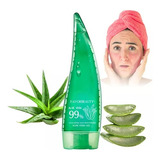 Gel 99% Aloe Vera Limpieza Facial Sábila Hidratante 120ml F