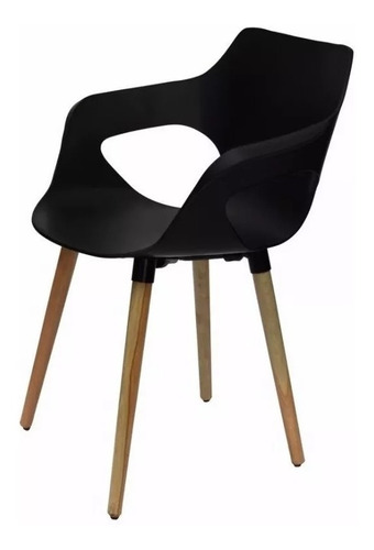 Silla Eames Madera Hogar Cocina Estar Living Excelente