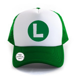 Gorra Trucker  Luigi De Super Mario Bros Adulto