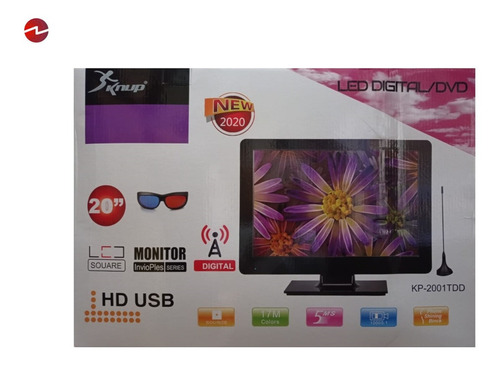 Mini Tv Portatil  Usb, Sd, 220/12v