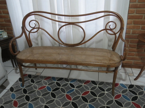 Cadeira Thonet  Austríaca Original Anos 40 Com Selo Antiga