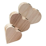 Organizador De Madera En Forma De Corazon Pack#3