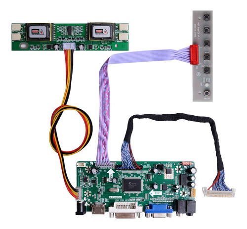 Tarjeta De Entrada De Audio Del Controlador Lcd O Hsd190men4