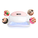 Lampara Para Secado De Uñas 120w Pantalla Temporizador