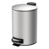 Lixeira Para Banheiro E Cozinha Inox Pedal Spin 3l Brinox