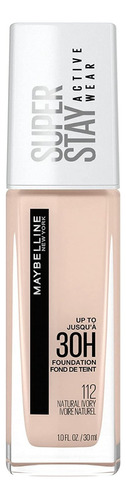 Base De Maquillaje Líquida Maybelline Super Stay Active Wear 30h Tono 112 Natural Ivory - 30ml 30g