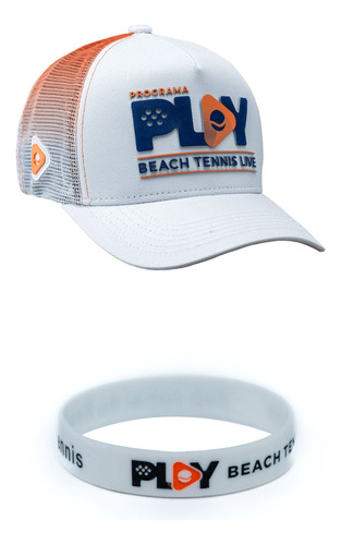 Kit Esportivo Beach Tennis Playbt Boné + Pulseira