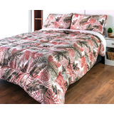 Acolchado Edredon Queen Size Estampados Reversibles