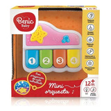 Mini Piano Musical Luz Y Sonido 6581 Color Surtido