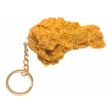 Llavero Decorativo Pierna Pollo Frito Fried Chicken 8x5cm