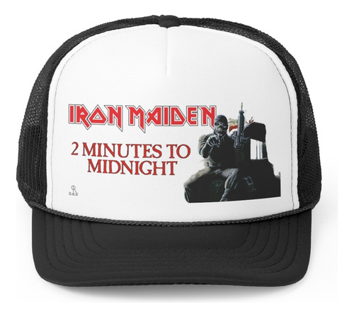 Rnm-479 Gorro Jockey - Iron Maiden - 2 Minutes To Midnight