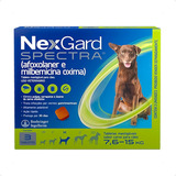 Nexgard Spectra Para Cães 7,6 A 15kg Antipulgas - 3 Tabletes
