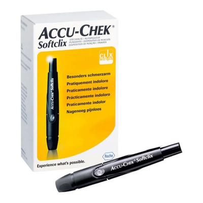 Dispositivo de Punción Accu-Chek Softclix Kit - Caja con 1 Puncionador + 25 Lancetas Softclix | Envío gratis
