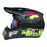 Casco De Seguridad Personalizado Motocross