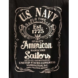 Polera Militar Naval Us Navy Talla L