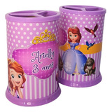 20 Porta Lápis Personalizado Princesa Sofia