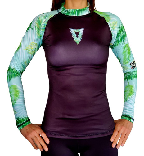 Remera Rashguard Lycra Mujer Compression Boxeo Mma Nogi Mma