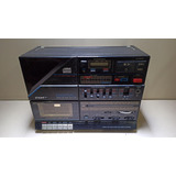Rádio Gravador Sanyo Mcd-300k Não Liga - Leia Descrição