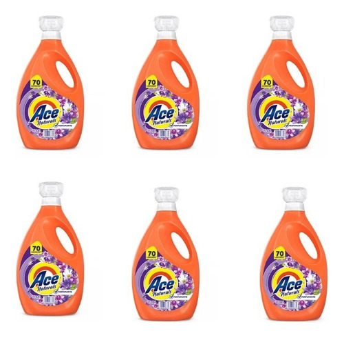 Ace Detergente Líquido Naturals Perfumante X 6 Botellas