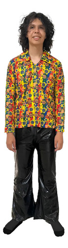 Disfraz Traje Años 70s Adulto Hippie Peace And Love | Envío gratis