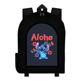 Mochila Negra Stitch A42