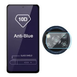 Mica Anti Blue Light + Mica Cámara Xiaomi Poco X3, Pro, Nfc