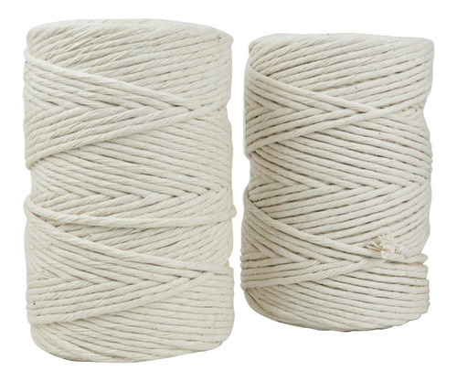 Hilo De Algodon Macrame Crudo Mejor Calidad Varios Grosores