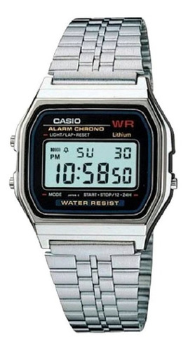 Reloj Casio Unisex Retro Vintage Metal A-159wa-n1d Alarma