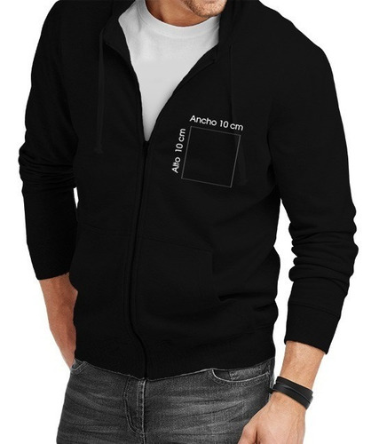 Buzo Hoddie Capota Cremallera Personalizado