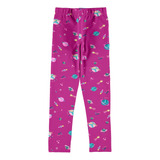 Legging Infantil Feminina Com Flanela Em Algodão Malwee Kids