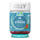 Olly Goodbye Stress | Alivio Definitivo Al Estrés 42 Gomitas Sabor Fresa