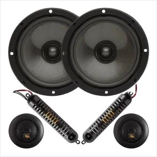 Kit Duas Vias 6' Bravox 190w Rms Cs60bk Crossover E Tweeter