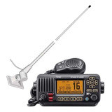 Radio Icom Ic M220 Vhf Marítimo 25w Ic-m220 C/ Antena De 1mt