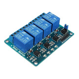 Modulo Relevador De 4 Canales A 5v 10a Arduino Relay Rele