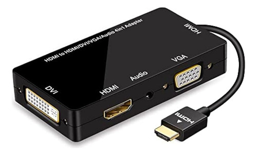 Adaptador Hdmi, Connbull Multiport Hdmi To Vga Dvi Hdmi Sync