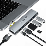 Hub Usb C 7 En 2 4k Hdmi Lector Sd/tf Compatible Macbook Air