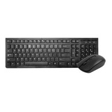 Kit Teclado Y Mouse Alámbrico Stylos Stpktm4b Usb Español