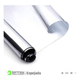 Papel Polarizado Espejado Cromo Silver 15% Auto Ventana Casa