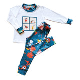 Pijamas Termicos Para Niños De Invierno Frisados Conjunto