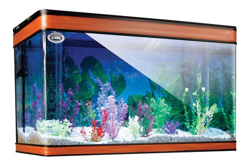 Kit De Acuario Duralumin 139 Lt Con Luz Led