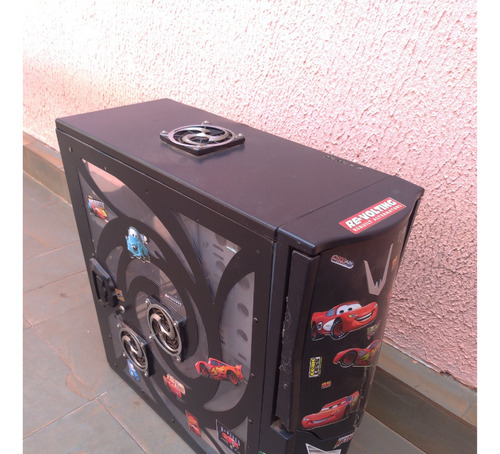 Gabinete Transformers Usado 5 Coolers 1 Led Veja Fotos Detal