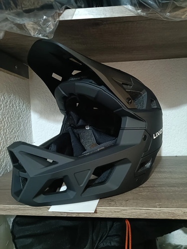 Casco Integral Mtb Enduro Dh Talla M 56-59 Negro Mate Y Más | Meses sin interés