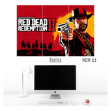 Cuadros Tripticos Red Dead Redemption 2 - 90x60 Cm