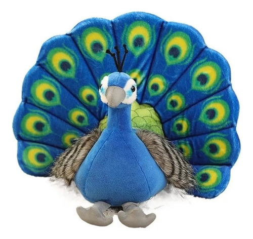 Muñeco Pájaro De Peluche Con Forma De Pavo Real De 30 Cm