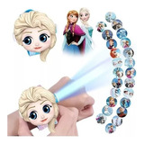 Reloj Infantil Con Proyector Digital Frozen Ditoys Disney