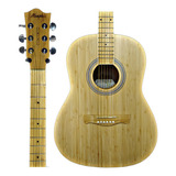 Violão Elétrico Ac Tagima Memphis All Solid Bambu Natural