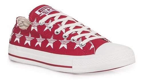 Zapatillas Converse All Star Rojo Estrellas